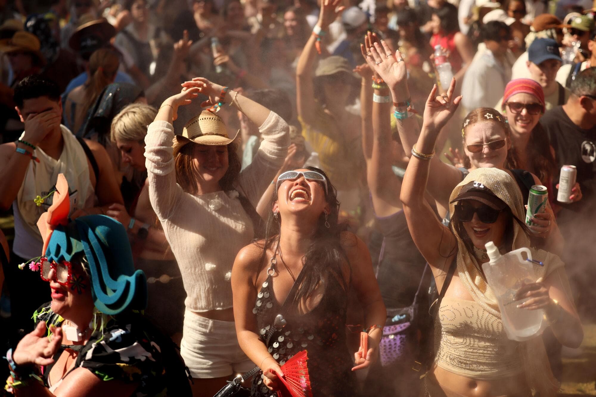 Crowd at an outdoor music festival